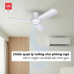 Quạt trần KDK, màu trắng M11SU(WH)