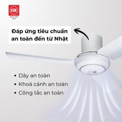 Quạt trần KDK, màu trắng M11SU(WH)