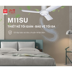 Quạt trần KDK, màu trắng M11SU(WH)