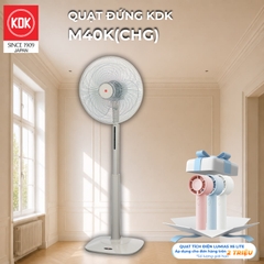Quạt đứng KDK, màu vàng sâm banh M40K(CHG)