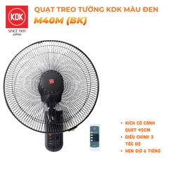 Quạt treo tường KDK, màu đen M40M(BK)