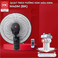 Quạt treo tường KDK, màu đen M40M(BK)