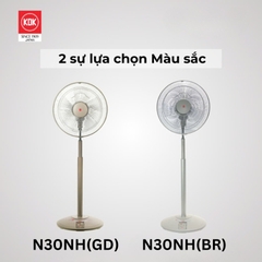 Quạt đứng lửng KDK, màu vàng N30NH(GD)