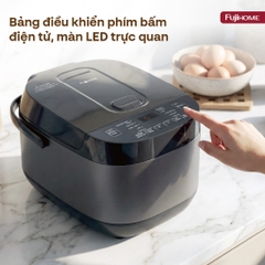 Nồi cơm điện tử 1.8 Lít FUJIHOME RC18G 12 chế độ lòng nồi 5 lớp, nồi cơm nhập khẩu đa năng