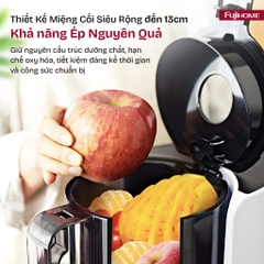 Máy ép chậm FUJIHOME SJ16 nhập khẩu, máy ép nguyên quả công suất 250W động cơ DC