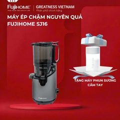 Máy ép chậm FUJIHOME SJ16 nhập khẩu, máy ép nguyên quả công suất 250W động cơ DC