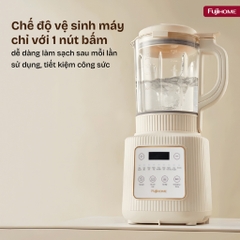 Máy làm sữa hạt menu 9 chức năng cối thuỷ tinh 1,75L Fujihome SM01A