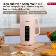 Máy làm sữa hạt 10 chức năng dung tích 1L Fujihome SM1626, máy xay nấu đa năng