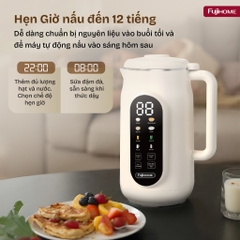 Máy làm sữa hạt Fujihome SM836 – Xay 800W, nấu 150W, cảm ứng 3D