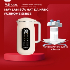Máy làm sữa hạt Fujihome SM836 – Xay 800W, nấu 150W, cảm ứng 3D