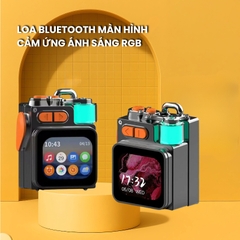 Loa Bluetooth không dây thông minh, màn hình cảm ứng LED, loa siêu trầm RGB, để sử dụng ngoài trời