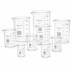 Cốc thủy tinh thấp thành/ 50mL 100mL 150mL 250mL 500mL 1000mL 2000mL