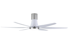 Quạt trần Asia Lighting QT20-TB-01 6 cánh màu trắng bạc