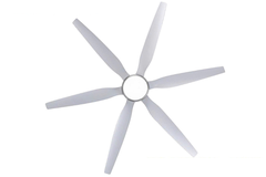 Quạt trần Asia Lighting QT20-TB-01 6 cánh màu trắng bạc