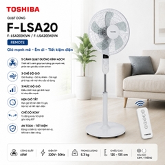 Quạt đứng Toshiba F-LSA20(H)VN / F-LSA20(W)VN - Remote