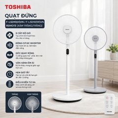 Quạt đứng Toshiba F-LSD10(H)VN / F-LSD10(W)VN- Remote (Xám trắng/Trắng)