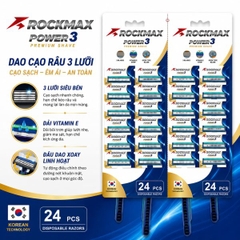 Rockmax POWER 3 - Dao cạo râu 3 lưỡi