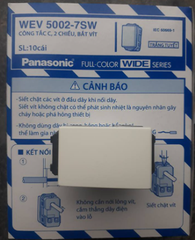 Panasonic WIDE ( đảo chiều ) - hạt công tắc 2 chiều WEV 5002-7SW