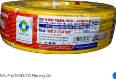 Trần Phú 2x4.0 - Dây điện đôi dẹt  TP trafuco