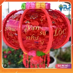 3D chữ nổi size 80 - Cầu điện, Đèn lồng điện led xoay 360 size 80cm
