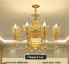 Đèn chùm 874 / 8 tay