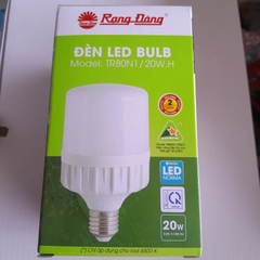 Rạng Đông 20W - Bóng led trụ ( sáng trắng )