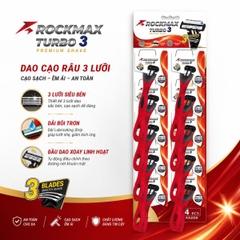 Rockmax TURBO 3 - Dao cạo râu 3 lưỡi