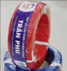 Trần Phú 1x2.5 đỏ - Dây điện đơn mềm ( trafuco )