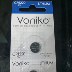 Voniko CR1220 3V - Pin cúc lithium
