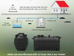Tân Á - Bồn tự hoại thông minh 2000 ( đứng ) Đại Thành