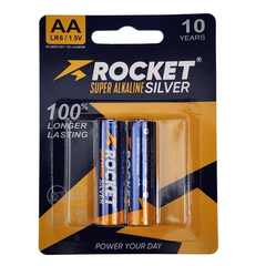 Rocket Silver Alkaline LR6/2B - Vỉ 2 viên pin AA