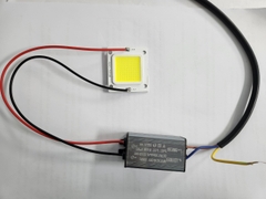 combo ( nguồn + chip led ) 30W đèn lá sáng trắng