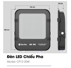 Rạng Đông CP12 20W - Đèn led chiếu pha