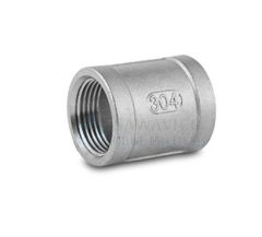 INOX 304  - Nối, măng sông 2 đầu ren trong 21