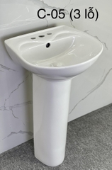 Prince C05 - Chậu lavabo + chân (50x47x20 )