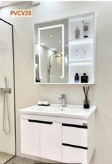 Prince PVC35 - Bộ tủ chậu chống nước cao cấp