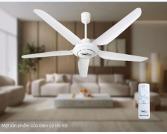 HME CF565D - Quạt trần 5 cánh nhôm trắng điều khiển ( Điện cơ Hà Nội )