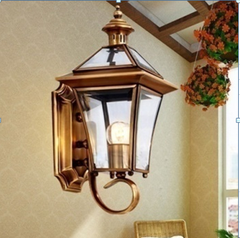 Đèn tường, đèn cột đồng chùa 6013