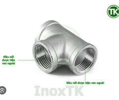 MH INOX 304 - Tê 3 đầu ren trong 21