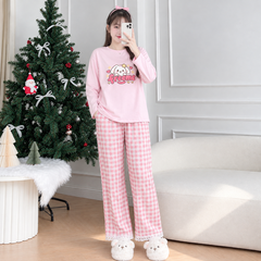 Bộ thả rông dài tay - Chính hãng FreeMe - có sẵn đệm ngực - không cần mặc áo lót - cotton co giãn 4 chiều