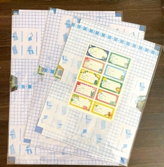 Bọc sách vở dán decan bé 28x38cm