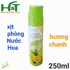 Xịt Phòng Nước Hoa Spring hương Chanh 250ml