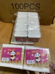 TĂM BÔNG GỖ 100 QUE LỐC 24 GÓI