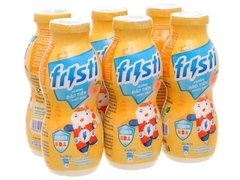 SỮA CHUA UỐNG CÔ GÁI HÀ LAN FRISTI HƯƠNG ĐÀO TIÊN NHẬT BẢN 80ML CẢ THÙNG 163 THÌ 24