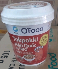O’FOOD TOKPOKKI HQ VỊ BBQ 105G