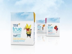 Sữa chua uống TH True Milk hương Dâu hộp 110ml