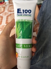 Sữa Rửa Mặt E100 Nha Đam Tuýp 100ml