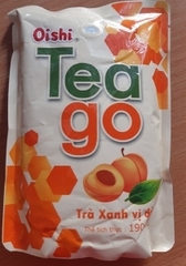 NƯỚC OISHI TEAGO TRÀ XANH VỊ ĐÀO 190ML/ 10 GÓI