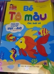 BÉ TÔ MÀU CÁC LOÀI CÁ SONG NGỮ 3-6 TUỔI