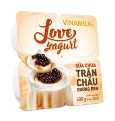 SỮA CHUA TRÂN CHÂU ĐƯỜNG ĐEN VNM LOVE YOGURT 100G